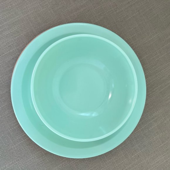 Vintage Texasware Melamine Mint Green Bowls Set of 4 - Picture 2 of 4